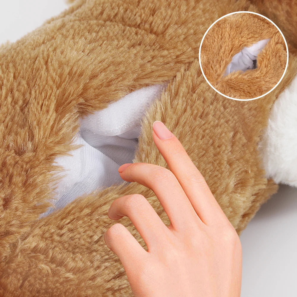 Peluche calmante con latido de corazón para perros y cachorros